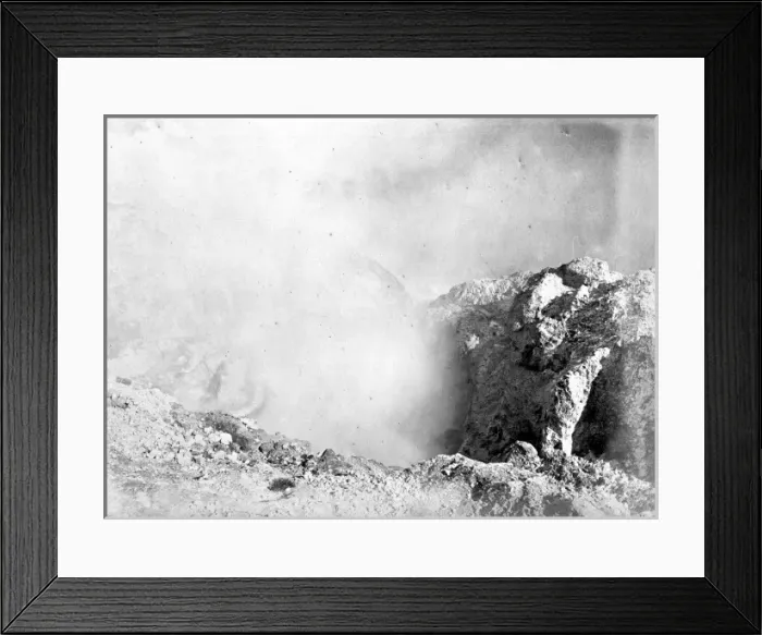 Framed Print : Geyser springs, Fuernaz, Azores 1873 Framed Print : Geyser springs, Fuernaz, Azores 1873