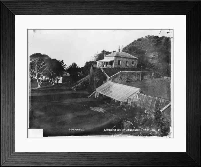 Framed Print : Mountain scenery, c. 1870 Framed Print : Mountain scenery, c. 1870