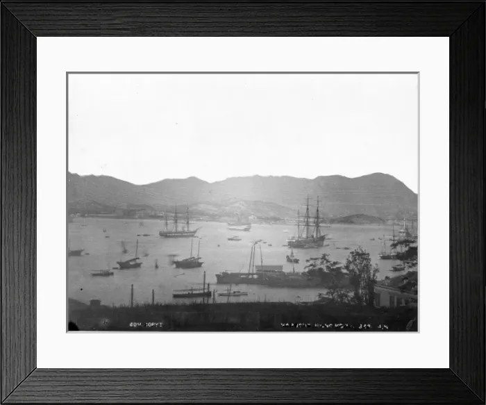 Framed Print : Harbour, Hong Kong Framed Print : Harbour, Hong Kong