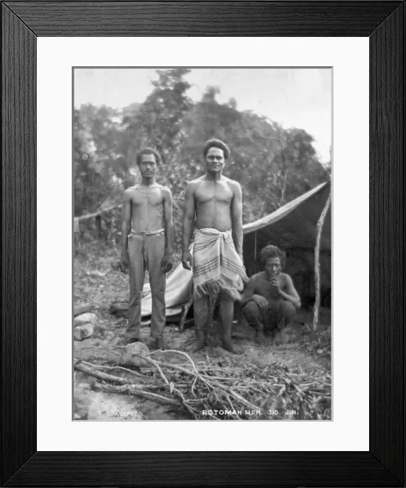 Framed Print : Rotomah Men Framed Print : Rotomah Men