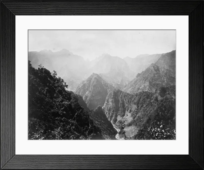 Framed Print : Mountains, Madeira, Portugal, c. 1870 Framed Print : Mountains, Madeira, Portugal, c. 1870