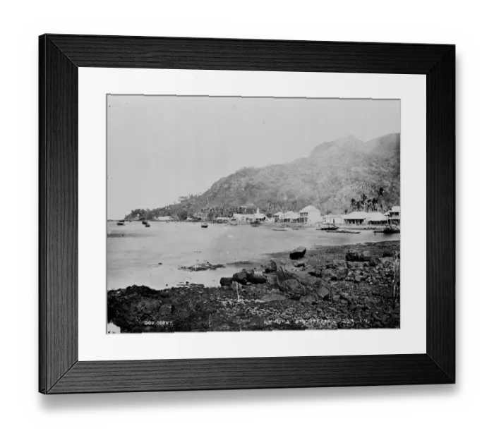 Framed Print : Levuka, Fiji Islands Framed Print : Levuka, Fiji Islands