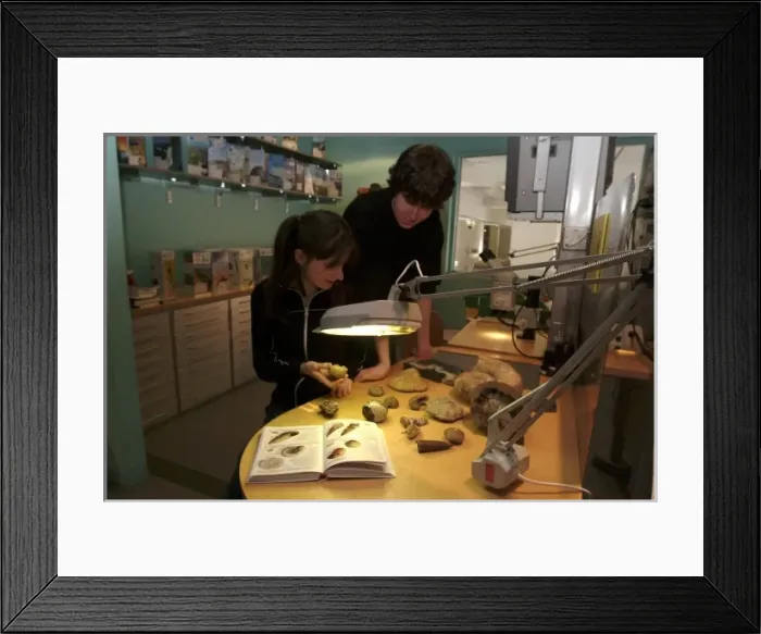 Framed Print : Visitors in the Earth Lab Framed Print : Visitors in the Earth Lab