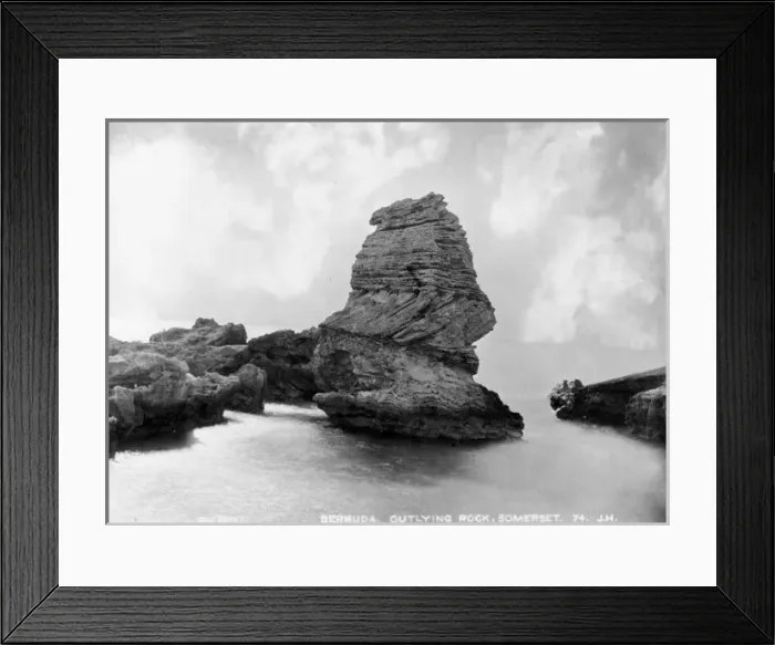 Framed Print : Outlying rocks, Bermuda 1873 Framed Print : Outlying rocks, Bermuda 1873