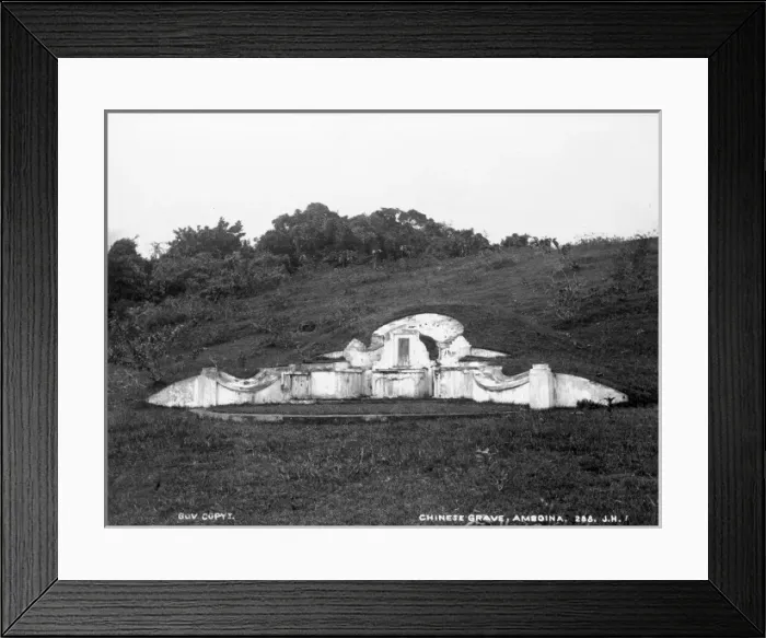 Framed Print : Chinese Grave, Amboina, (Ambon), Indonesia Framed Print : Chinese Grave, Amboina, (Ambon), Indonesia