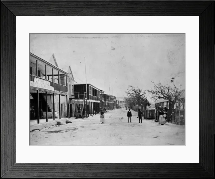Framed Print : The town of Hamilton, Bermuda 1873 Framed Print : The town of Hamilton, Bermuda 1873