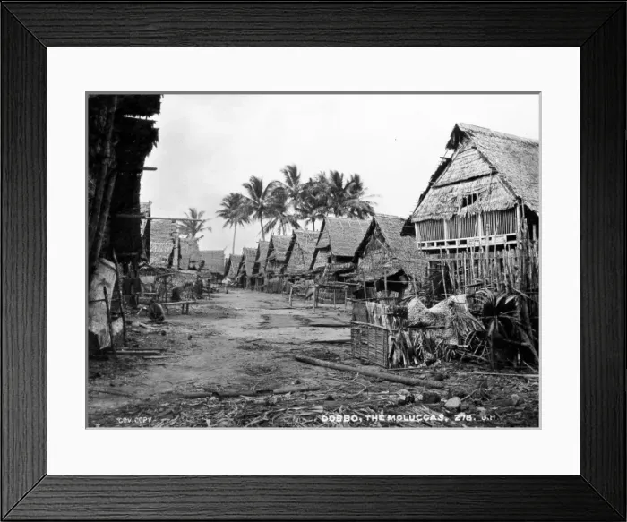 Framed Print : Dobbo, Arru Island, Moluccas, Indonesia