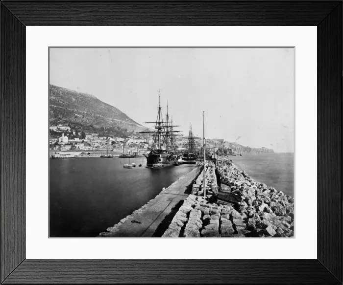 Framed Print : The Mole at Gibraltar Framed Print : The Mole at Gibraltar