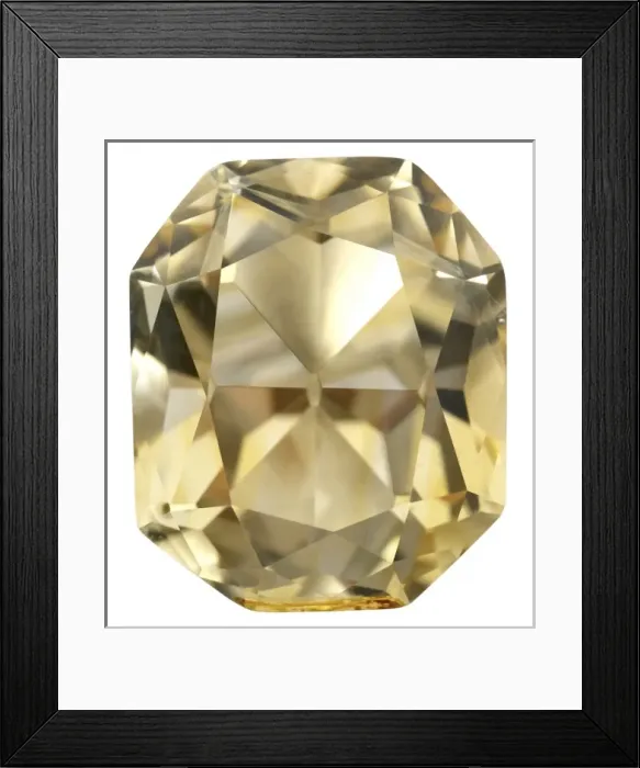 Framed Print : Birthstone Series: Citrine Framed Print : Birthstone Series: Citrine