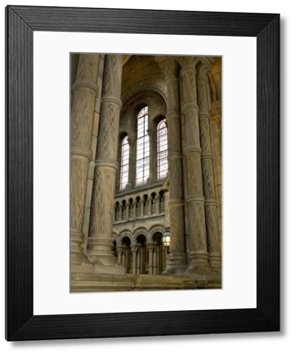 Framed Print : Architectural features of the Main Hall Framed Print : Architectural features of the Main Hall