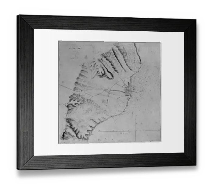 Framed Print : Chart of Roadstead, Santa Cruz, Tenerife, Canary Islands Framed Print : Chart of Roadstead, Santa Cruz, Tenerife, Canary Islands
