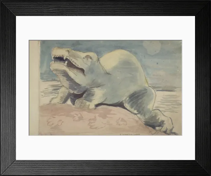 Framed Print : Pre-historic creature by Benjamin Hawkins Framed Print : Pre-historic creature by Benjamin Hawkins