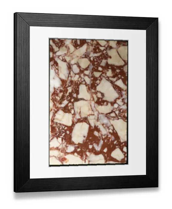 Framed Print : Marble, Breccia Coallina Rosa Framed Print : Marble, Breccia Coallina Rosa
