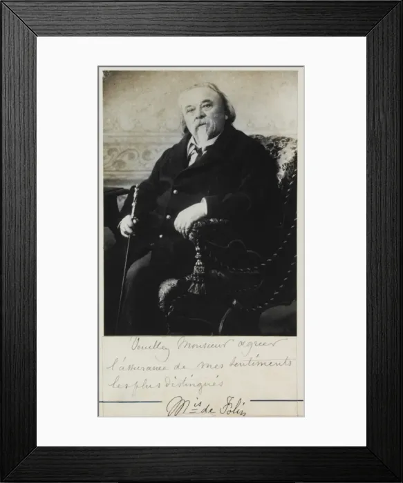 Framed Print : Leopold, Marquis De Folin Framed Print : Leopold, Marquis De Folin
