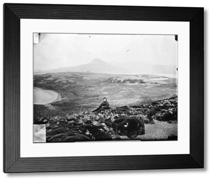 Framed Print : Kerguelen Island, Mt. Wyville Thomson in background Framed Print : Kerguelen Island, Mt. Wyville Thomson in background