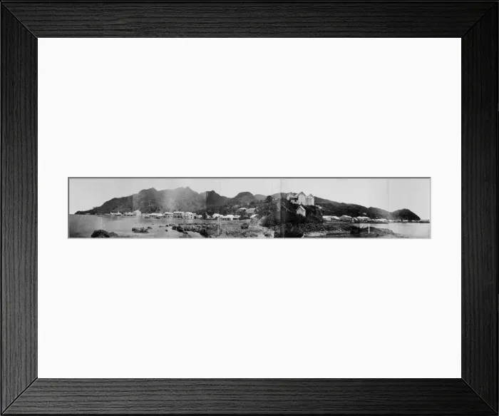 Framed Print : Panoramic: Levuka, Ovalau Island, Fiji Framed Print : Panoramic: Levuka, Ovalau Island, Fiji