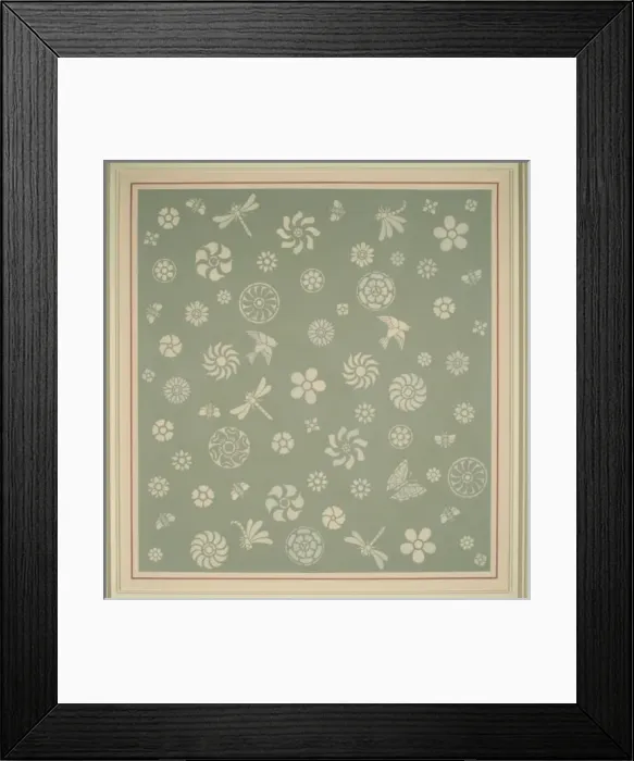 Framed Print : Decorative ceiling panel Framed Print : Decorative ceiling panel