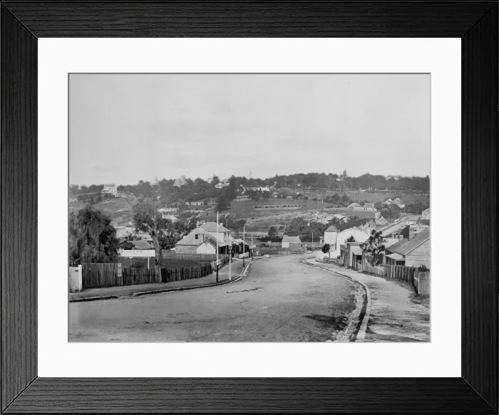 Framed Print : Road through suburbs Framed Print : Road through suburbs