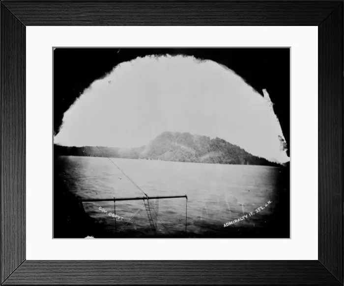 Framed Print : View from the ship, Admiralty Islands Framed Print : View from the ship, Admiralty Islands