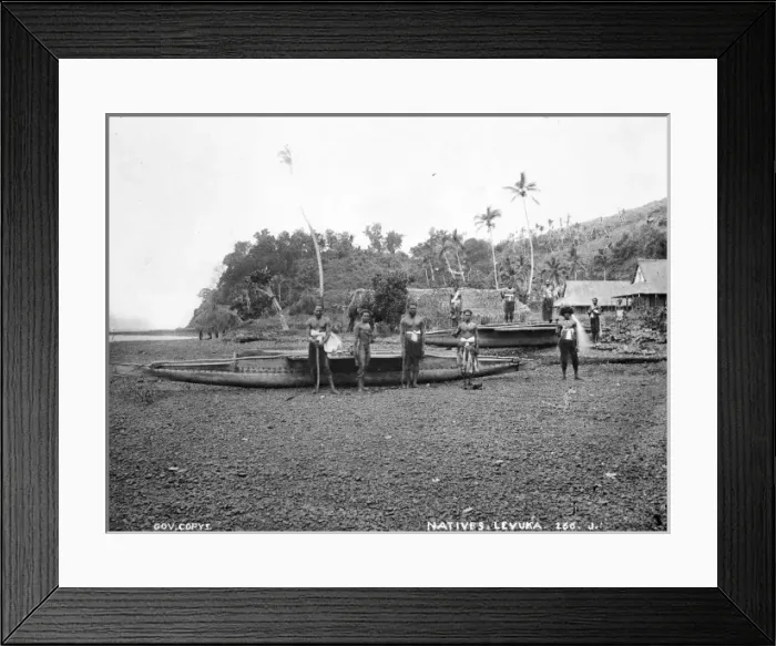 Framed Print : Natives, Levuka, Fiki Framed Print : Natives, Levuka, Fiki
