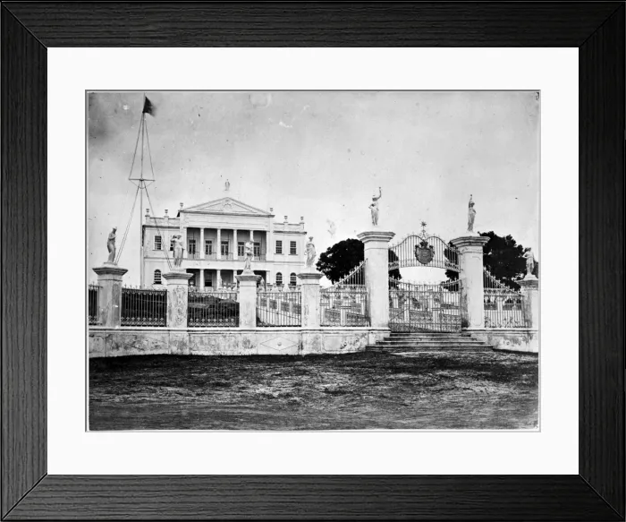 Framed Print : Bahia Fever Hospital, Bahia, Brazil, South America 1873 Framed Print : Bahia Fever Hospital, Bahia, Brazil, South America 1873