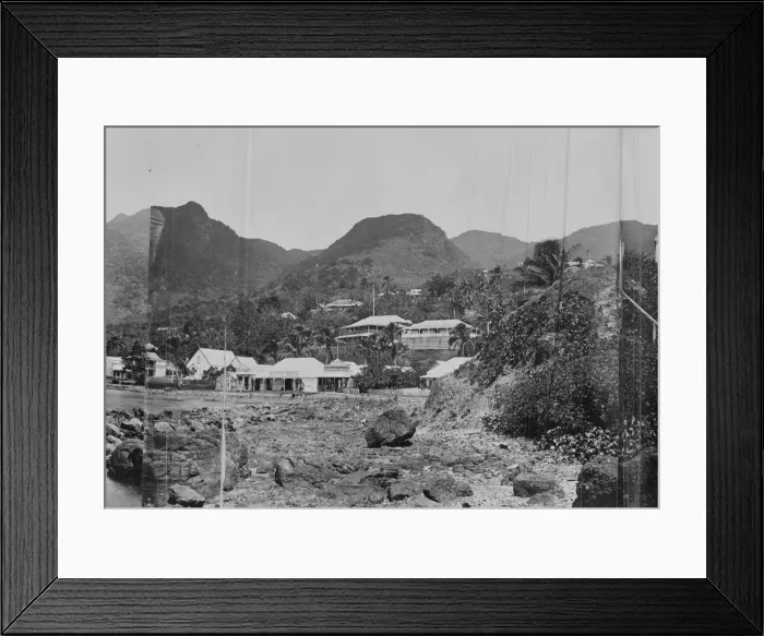 Framed Print : Levuka, Ovalau Island, Fiji Framed Print : Levuka, Ovalau Island, Fiji
