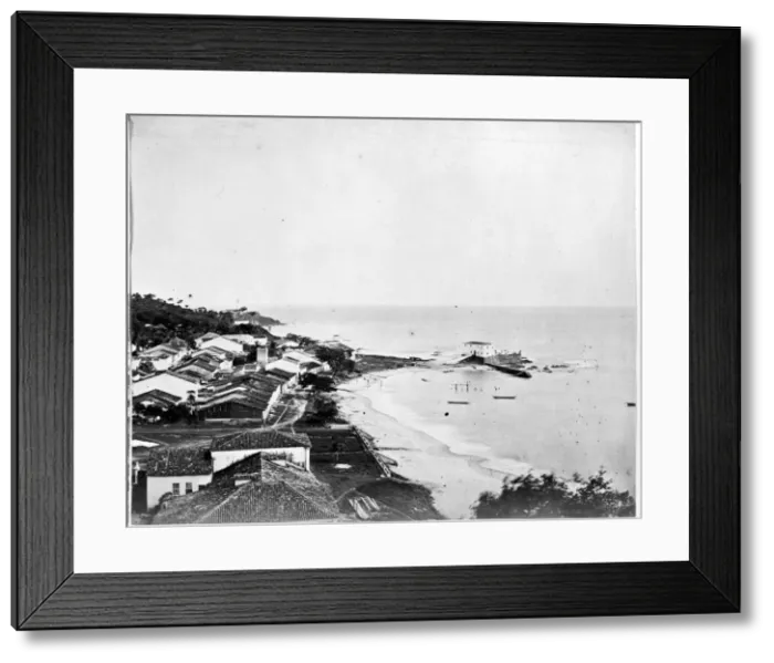 Framed Print : Bahia roadside view, Brazil, South America 1873 Framed Print : Bahia roadside view, Brazil, South America 1873