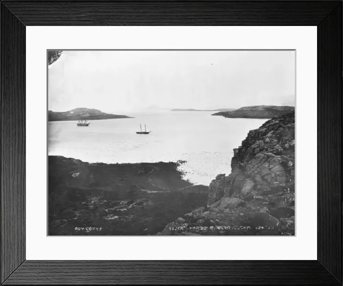Framed Print : Island Harbour, Kerguelen Island Framed Print : Island Harbour, Kerguelen Island