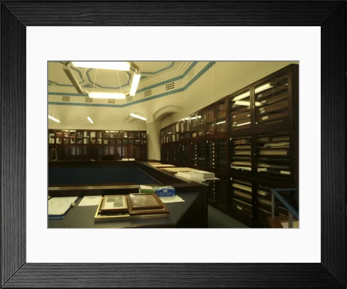 Framed Print : The Botany Library Special Collections Room Framed Print : The Botany Library Special Collections Room