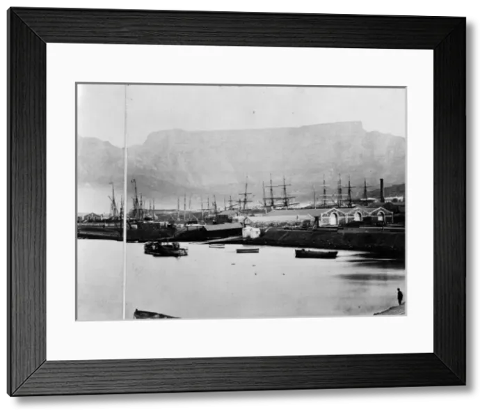 Framed Print : Simons Town, Cape of Good Hope, c. 1870 Framed Print : Simons Town, Cape of Good Hope, c. 1870