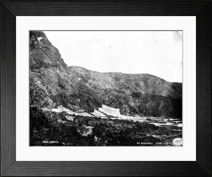 Framed Print : View at St. Michael, Azores 1873 Framed Print : View at St. Michael, Azores 1873