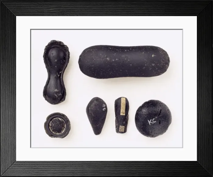 Framed Print : Variety of tektites Framed Print : Variety of tektites