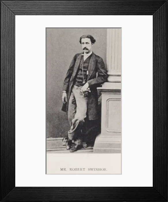 Framed Print : Robert Swinhoe (1836-1877) Framed Print : Robert Swinhoe (1836-1877)