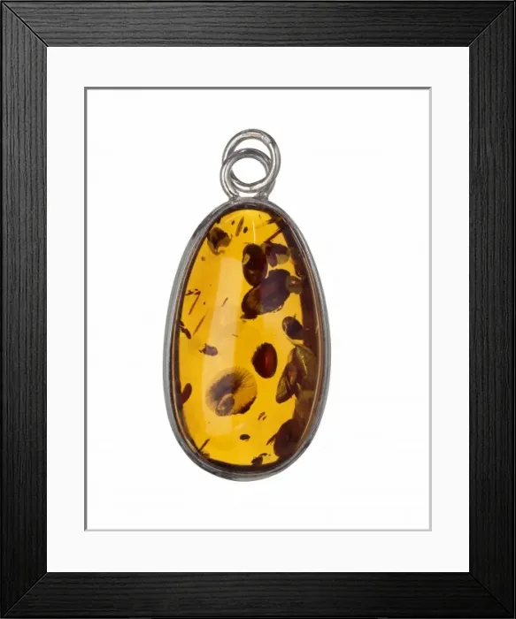 Framed Print : Amber pendant Framed Print : Amber pendant