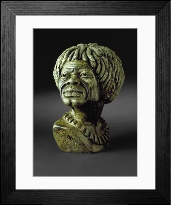 Framed Print : Verdite head Framed Print : Verdite head