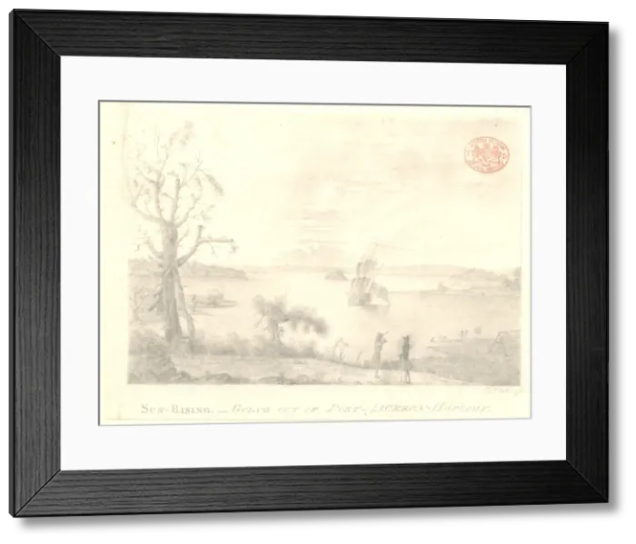 Framed Print : View of Sydney Cove, Australia, looking East Framed Print : View of Sydney Cove, Australia, looking East