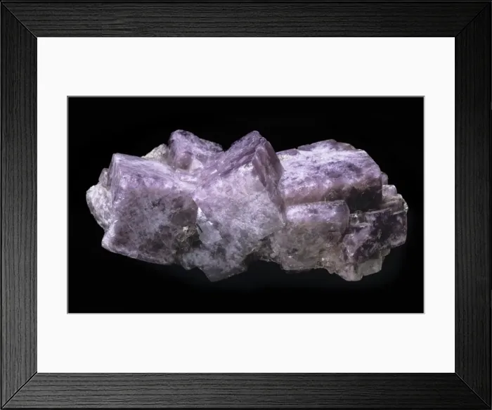 Framed Print : Fluorite comprises of (calcium fluoride) Framed Print : Fluorite comprises of (calcium fluoride)
