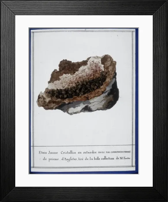 Framed Print : Plate 26 from Mineralogie Framed Print : Plate 26 from Mineralogie