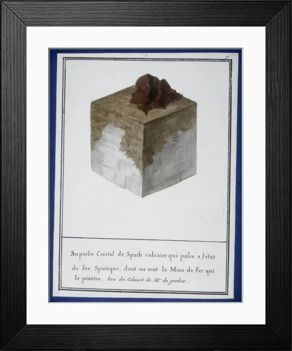 Framed Print : Plate 9 from Mineralogie Framed Print : Plate 9 from Mineralogie