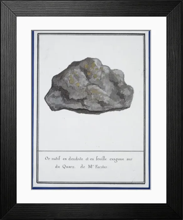 Framed Print : Plate 53 from Mineralogie Framed Print : Plate 53 from Mineralogie