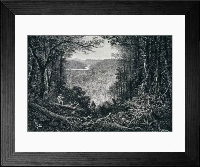 Framed Print : Les Sources de l Oyapock Framed Print : Les Sources de l Oyapock