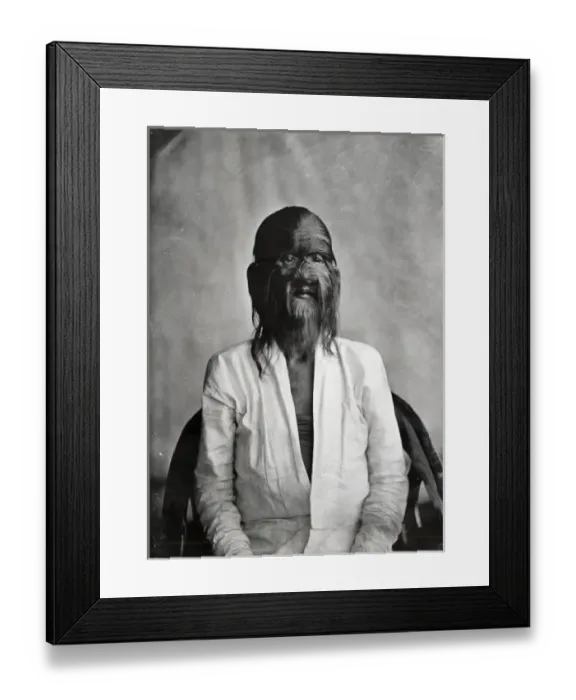 Framed Print : The hairy family of Burma Framed Print : The hairy family of Burma