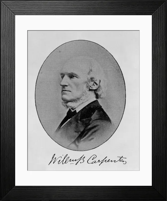 Framed Print : William Benjamin Carpenter (1813-1885) Framed Print : William Benjamin Carpenter (1813-1885)