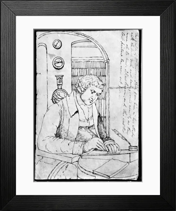 Framed Print : Erasmus Darwin (1732-1802) Framed Print : Erasmus Darwin (1732-1802)