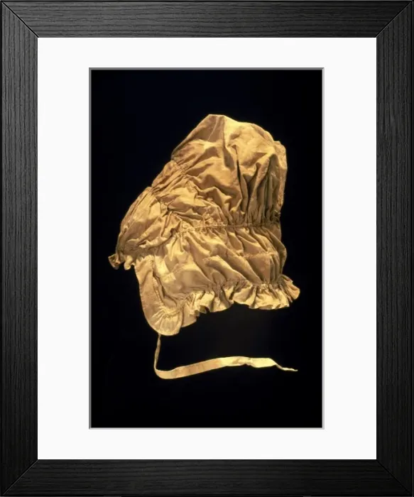 Framed Print : Bonnet. Collected during the archaelogical excavation at Christ Church Framed Print : Bonnet. Collected during the archaelogical excavation at Christ Church
