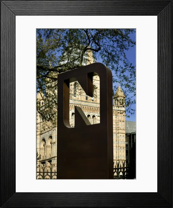 Framed Print : View of the Natural History Museum Framed Print : View of the Natural History Museum