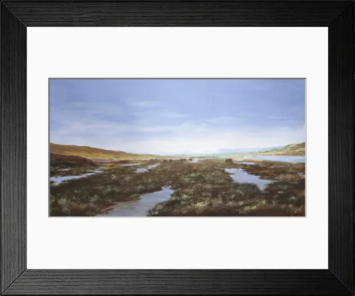 Framed Print : Interglacial Landscape Framed Print : Interglacial Landscape