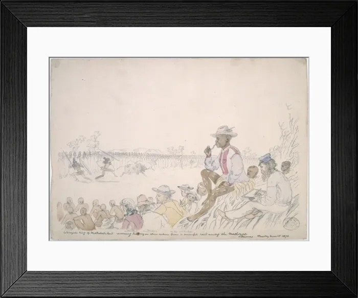 Framed Print : Lo Bengulu King of the Matabeliland Framed Print : Lo Bengulu King of the Matabeliland