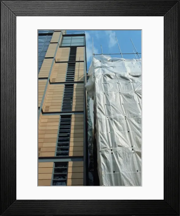 Framed Print : Demolition of the Spirit Building Framed Print : Demolition of the Spirit Building