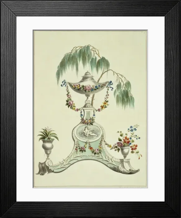 Framed Print : Folio 10 from A Collection of Flowers by John Edwards Framed Print : Folio 10 from A Collection of Flowers by John Edwards
